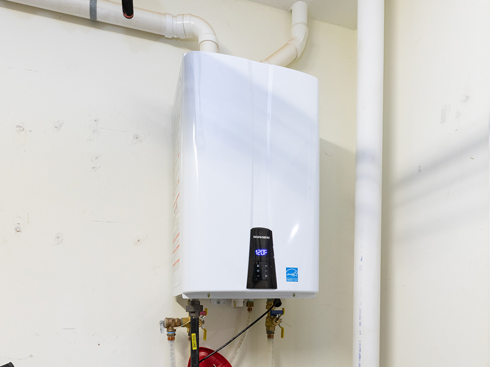 a navien tankless water heater should be serviced by a navien certified plumber