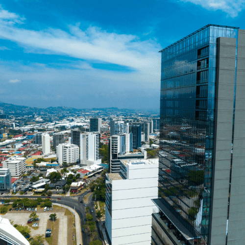 A view of San Jose from a tall building.
