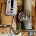 Brand new EcoSmart electric tankless water heater up and running in San Jose